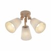 Nowoczesny plafon oprawa sufitowa brązowa abażurowa drewniana boho minimalistyczna klasyczna VAIO 11605 TK-Lighting